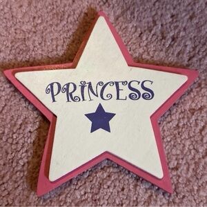 Pink and White Star Shaped Princess Decor